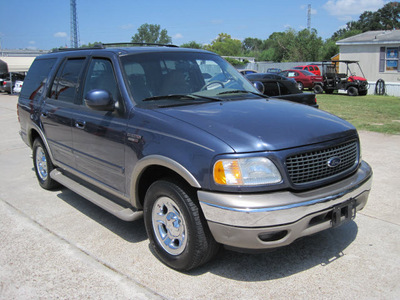 ford expedition 2002 dk  blue suv eddie bauer gasoline 8 cylinders rear wheel drive automatic 77379