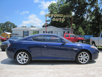 hyundai tiburon 2007 blue coupe gt gasoline 6 cylinders front wheel drive 6 speed manual 77379