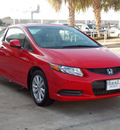 honda civic 2012 red coupe ex l w navi 4 cylinders automatic with overdrive 77074
