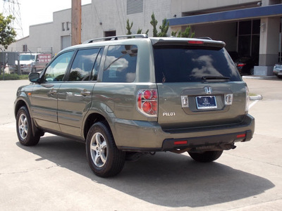 honda pilot 2007 dk  green suv ex l 6 cylinders automatic with overdrive 77074