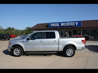 ford f 150 2010 silver pickup truck lariat flex fuel 8 cylinders 2 wheel drive automatic 75142