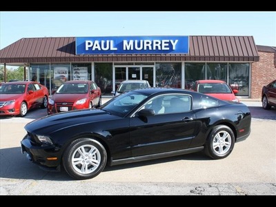 ford mustang 2012 black coupe v6 premium gasoline 6 cylinders rear wheel drive 6 speed automatic 75142