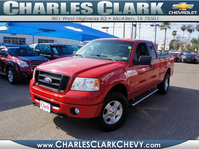 ford f 150 2006 red gasoline 8 cylinders 4 wheel drive automatic 78501