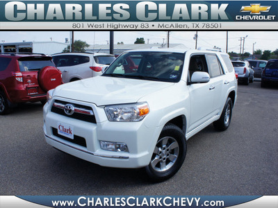toyota 4runner 2011 white suv sr5 gasoline 6 cylinders 2 wheel drive automatic 78501