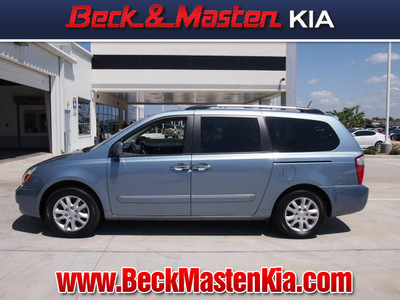 kia sedona 2010 blue van ex gasoline 6 cylinders front wheel drive automatic 77375