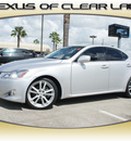 lexus is 250 2006 lt  gray sedan gasoline 6 cylinders rear wheel drive automatic 77546