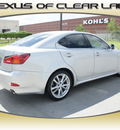 lexus is 250 2006 lt  gray sedan gasoline 6 cylinders rear wheel drive automatic 77546