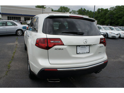 acura mdx 2010 white suv w tech nav gasoline 6 cylinders all whee drive shiftable automatic 07712