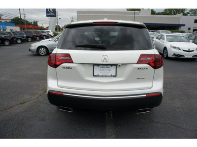 acura mdx 2010 white suv w tech nav gasoline 6 cylinders all whee drive shiftable automatic 07712