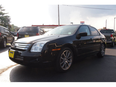 ford fusion 2008 black sedan i4 se gasoline 4 cylinders front wheel drive automatic 07730