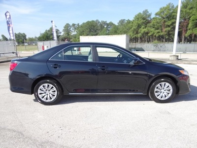 toyota camry 2012 black sedan gasoline 4 cylinders front wheel drive 6 speed automatic 77388