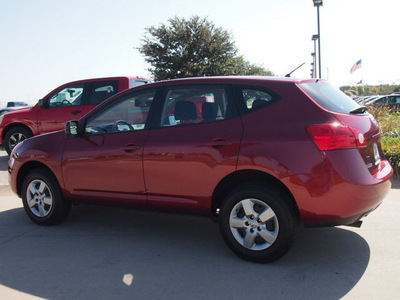 nissan rogue 2009 red suv s gasoline 4 cylinders front wheel drive automatic with overdrive 76018