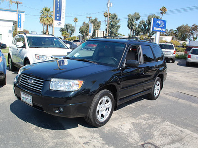 subaru forester 2007 black suv sports 2 5 x gasoline 4 cylinders all whee drive automatic 94063