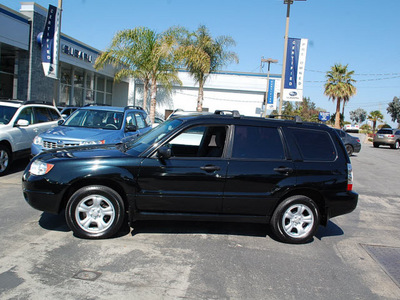 subaru forester 2007 black suv sports 2 5 x gasoline 4 cylinders all whee drive automatic 94063