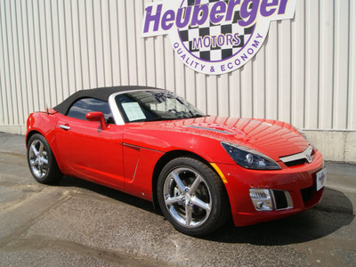 saturn sky 2007 chili pepper red line gasoline 4 cylinders rear wheel drive 5 speed manual 80905