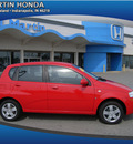 chevrolet aveo 2008 red hatchback ls gasoline 4 cylinders front wheel drive 5 speed manual 46219