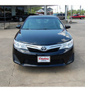 toyota camry 2012 black sedan le gasoline 4 cylinders front wheel drive automatic with overdrive 77657