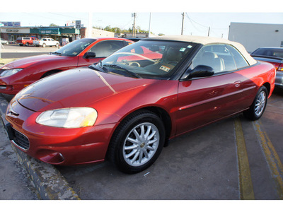 chrysler sebring 2003 black lxi flex fuel 6 cylinders front wheel drive automatic 78757