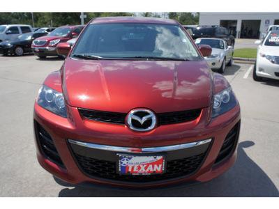 mazda cx 7 2010 maroon suv gasoline 4 cylinders front wheel drive 6 speed automatic 77338