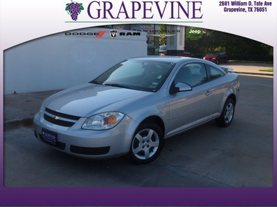 chevrolet cobalt 2007 silver coupe lt gasoline 4 cylinders front wheel drive automatic 76051