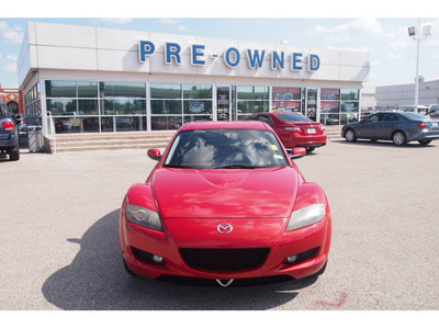 mazda rx 8 2005 red coupe manual gasoline rotary rear wheel drive 6 speed manual 77074