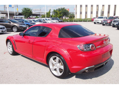 mazda rx 8 2005 red coupe manual gasoline rotary rear wheel drive 6 speed manual 77074