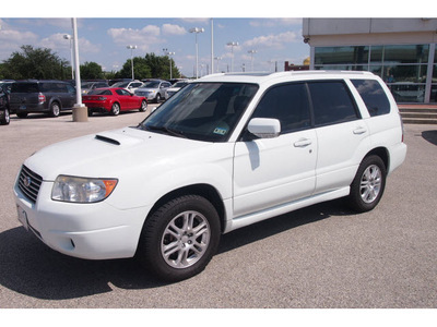 subaru forester 2006 white suv 2 5 xt limited gasoline 4 cylinders all whee drive automatic 77074