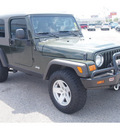 jeep wrangler 2006 green suv unlimited gasoline 6 cylinders 4 wheel drive automatic 77074