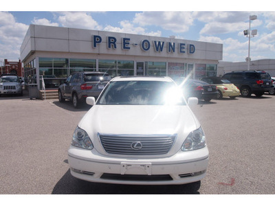 lexus ls 430 2006 white sedan gasoline 8 cylinders rear wheel drive automatic 77074