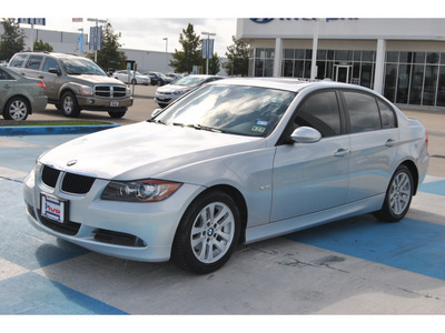 bmw 3 series 2006 silver sedan 325i gasoline 6 cylinders rear wheel drive automatic with overdrive 77094