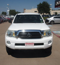 toyota tacoma 2007 white prerunner v6 gasoline 6 cylinders rear wheel drive automatic 76053