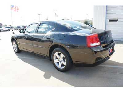 dodge charger 2010 black sedan sxt gasoline 6 cylinders rear wheel drive automatic 77034