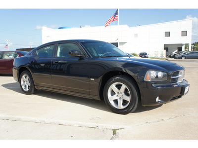 dodge charger 2010 black sedan sxt gasoline 6 cylinders rear wheel drive automatic 77034