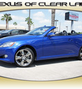 lexus is 250c 2010 blue gasoline 6 cylinders rear wheel drive automatic 77546