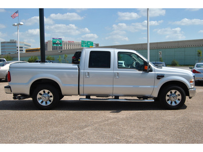 ford f 250 super duty 2010 silver lariat diesel 8 cylinders 2 wheel drive automatic with overdrive 77043