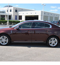 lincoln mks 2009 dk  red sedan gasoline 6 cylinders front wheel drive automatic with overdrive 77043