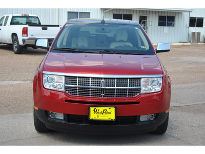 lincoln mkx 2010 red suv gasoline 6 cylinders front wheel drive automatic with overdrive 77043