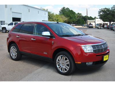 lincoln mkx 2010 red suv gasoline 6 cylinders front wheel drive automatic with overdrive 77043