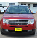 lincoln mkx 2010 red suv gasoline 6 cylinders front wheel drive automatic with overdrive 77043