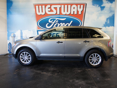 ford edge 2008 lt  gray suv se gasoline 6 cylinders front wheel drive automatic 75062