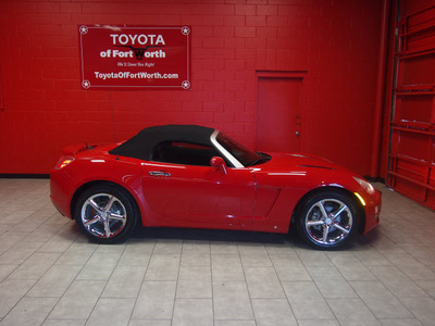 saturn sky 2007 red gasoline 4 cylinders rear wheel drive automatic 76116