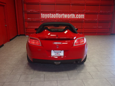 saturn sky 2007 red gasoline 4 cylinders rear wheel drive automatic 76116