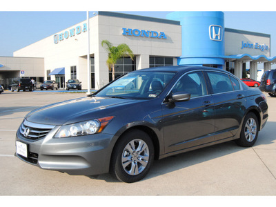 honda accord 2012 dk  gray sedan se gasoline 4 cylinders front wheel drive 5 speed automatic 77065