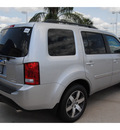 honda pilot 2012 silver suv touring gasoline 6 cylinders 4 wheel drive 5 speed automatic 77065