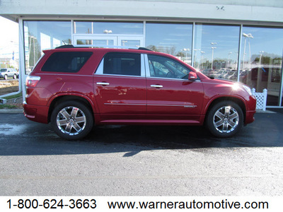 gmc acadia 2012 red suv denali gasoline 6 cylinders front wheel drive automatic 45840