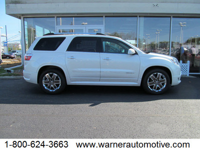 gmc acadia 2012 white suv denali gasoline 6 cylinders all whee drive automatic 45840
