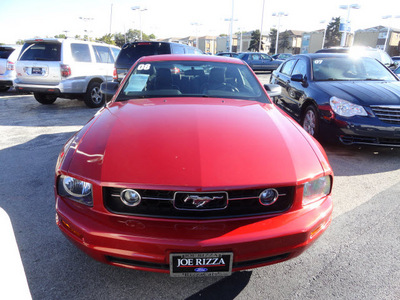 ford mustang 2008 red coupe gasoline 6 cylinders rear wheel drive automatic with overdrive 60546