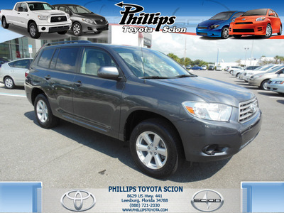 toyota highlander 2010 gray suv gasoline 6 cylinders front wheel drive automatic 34788