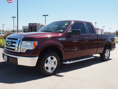 ford f 150 2009 red xlt gasoline 8 cylinders 2 wheel drive automatic 76018