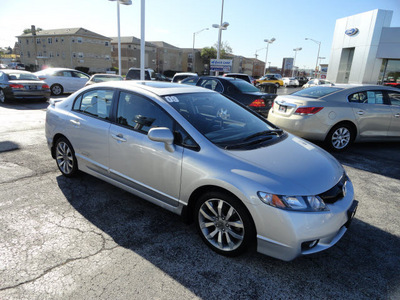 honda civic 2009 silver sedan si gasoline 4 cylinders front wheel drive 6 speed manual 60546